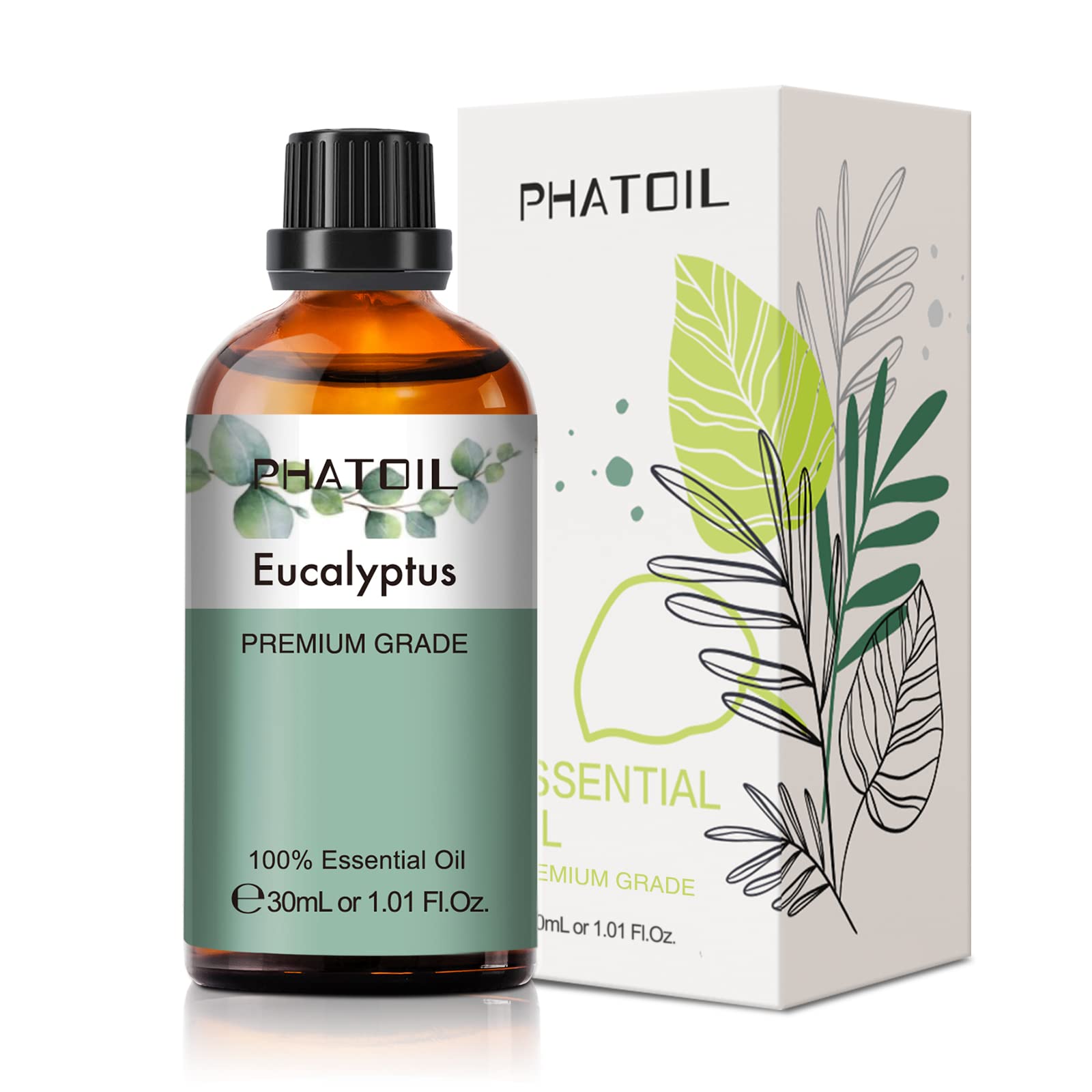 PHATOIL Eucalyptus essential oil 30ml bottle with dropper