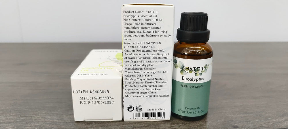 Eight image gallery views of PHATOIL eucalyptus oil 30ml