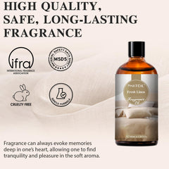 Premium glass dropper for PHATOIL Fresh Linen fragrance oil