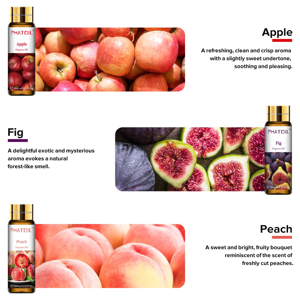 Peach fragrance oil bottle (10ml)