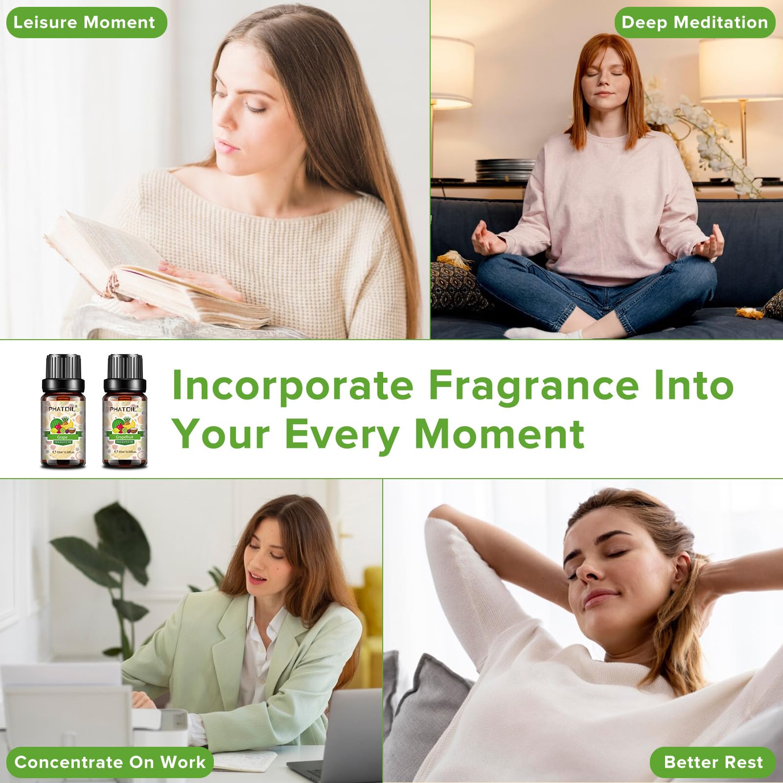 Diffuser setup with PHATOIL fragrance oils