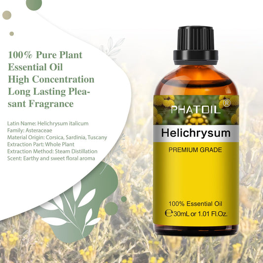 Helichrysum essential oil for diffusers and aromatherapy