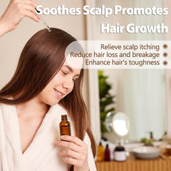 Sandalwood oil used in skincare with carrier oil