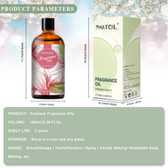UV-coated glass bottle with dropper for PHATOIL Magnolia oil