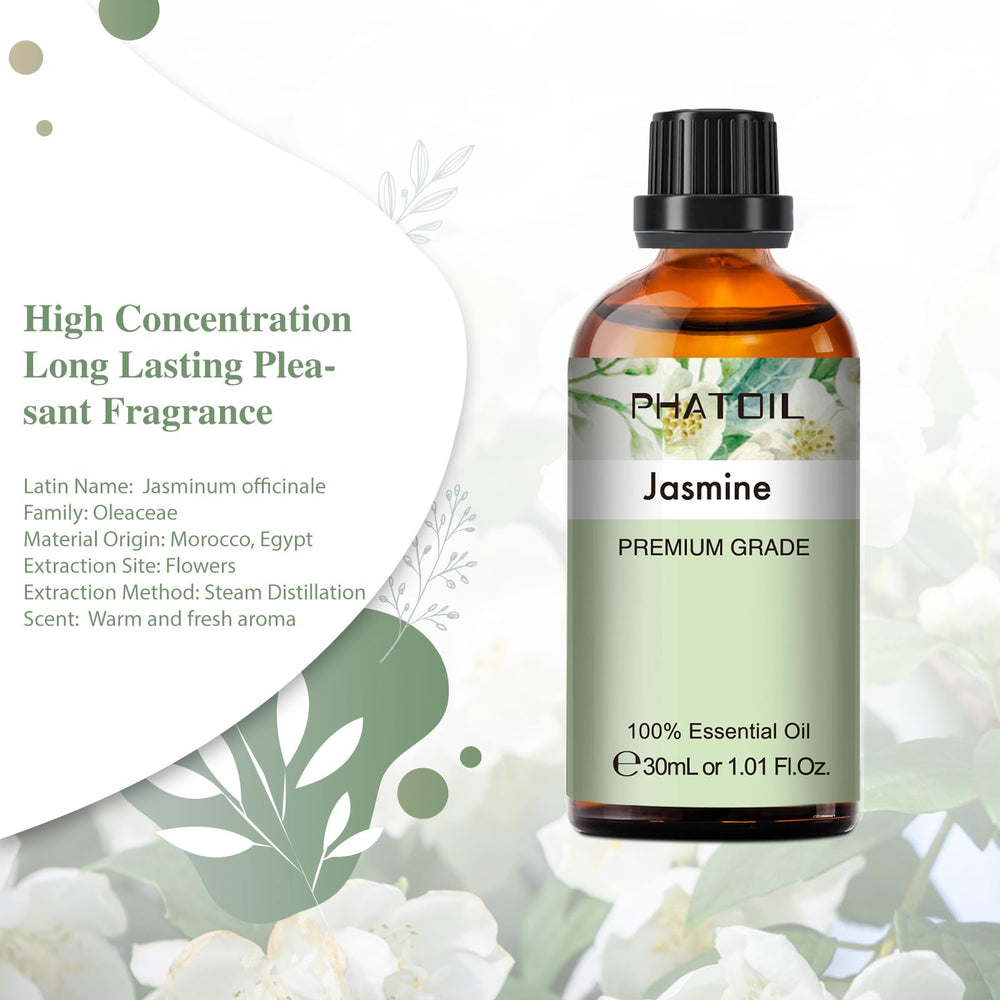 PHATOIL Jasmine essential oil 30ml amber bottle