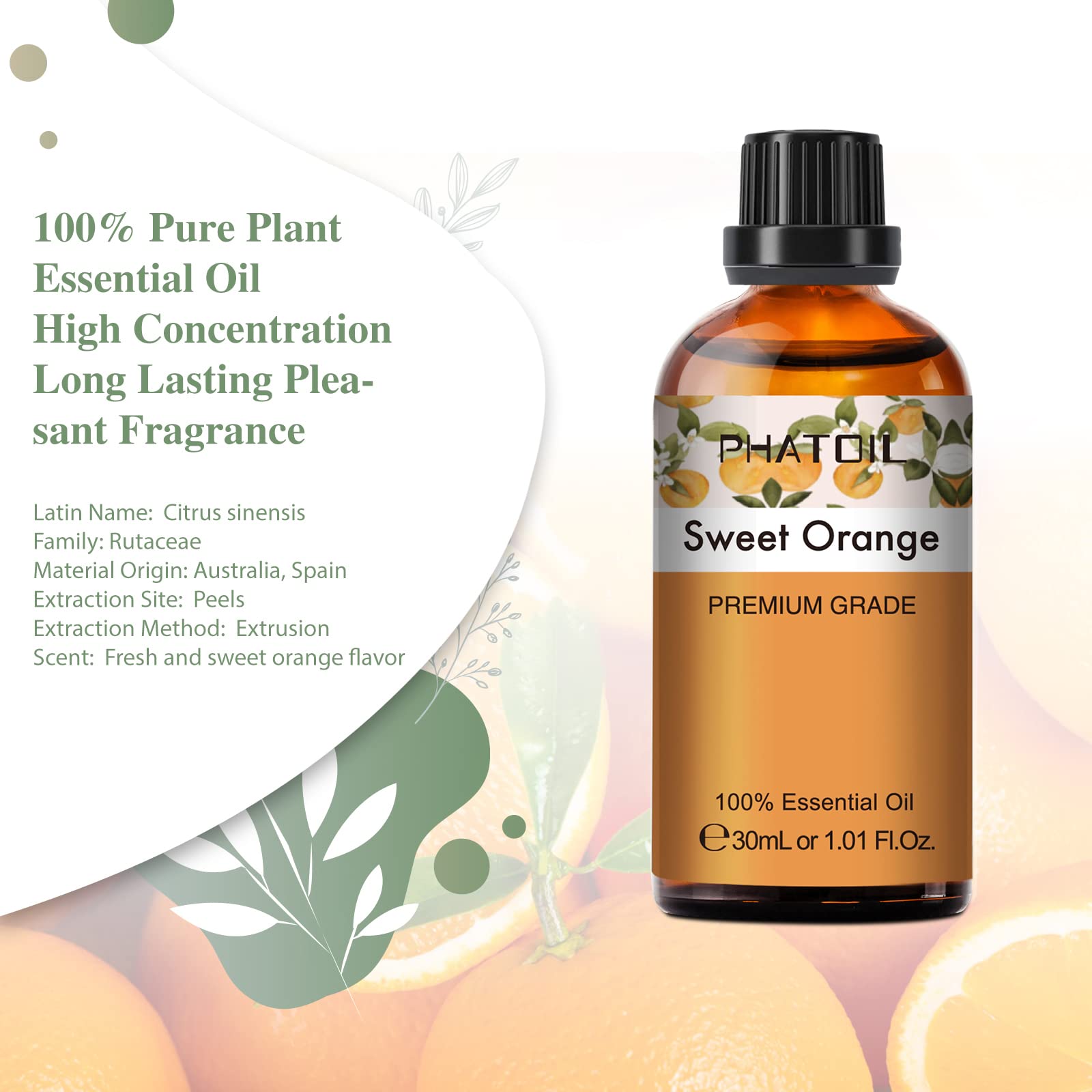 Sweet Orange essential oil for diffusers and humidifiers