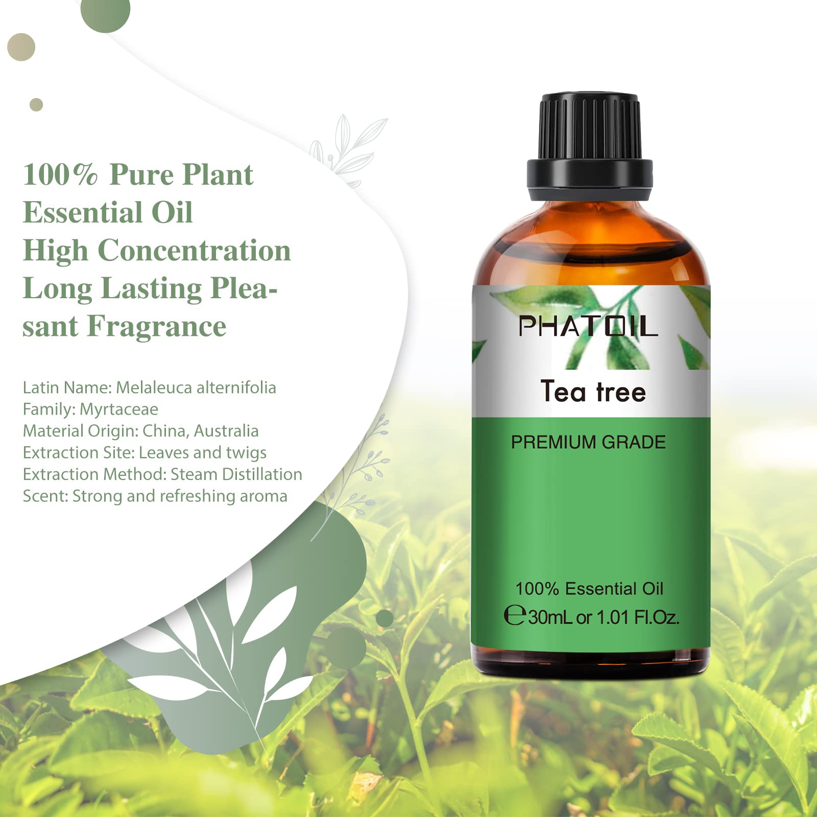 Aromatherapy diffuser with Tea Tree essential oil