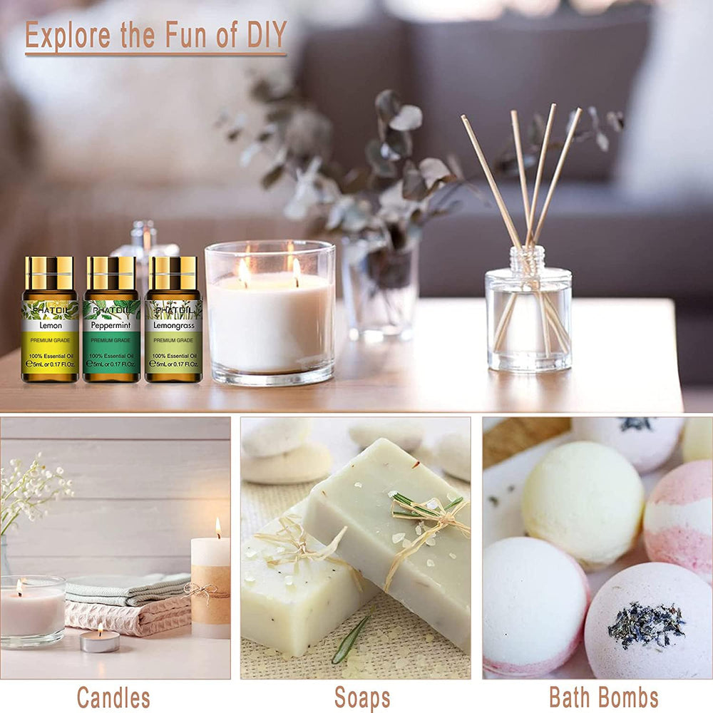 Vanilla essential oil bottle from PHATOIL set