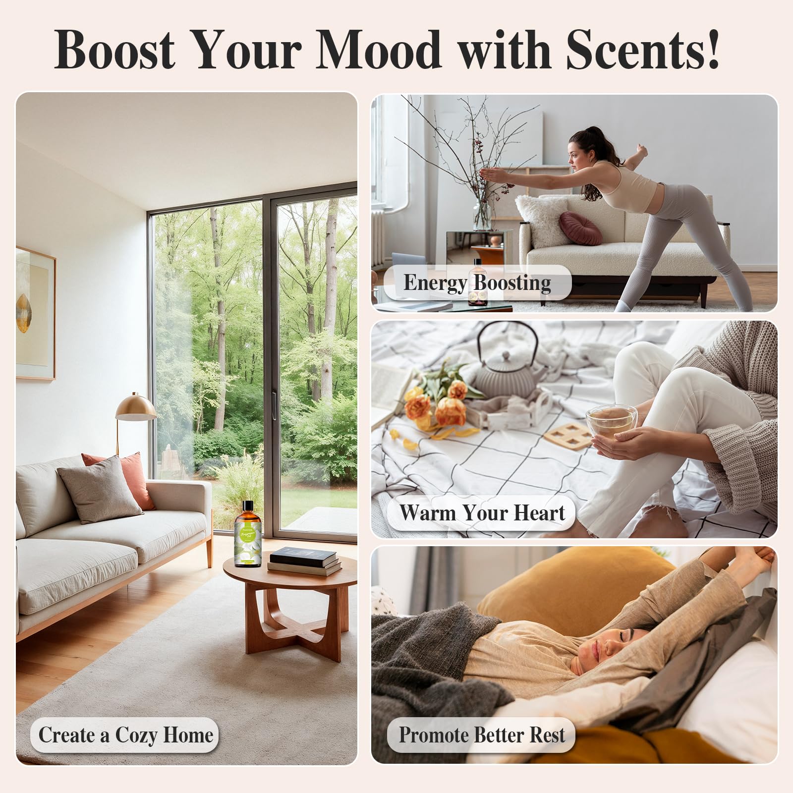 White Musk oil used in a humidifier/diffuser setup