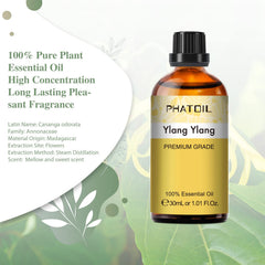 Ylang Ylang essential oil being added to a diffuser