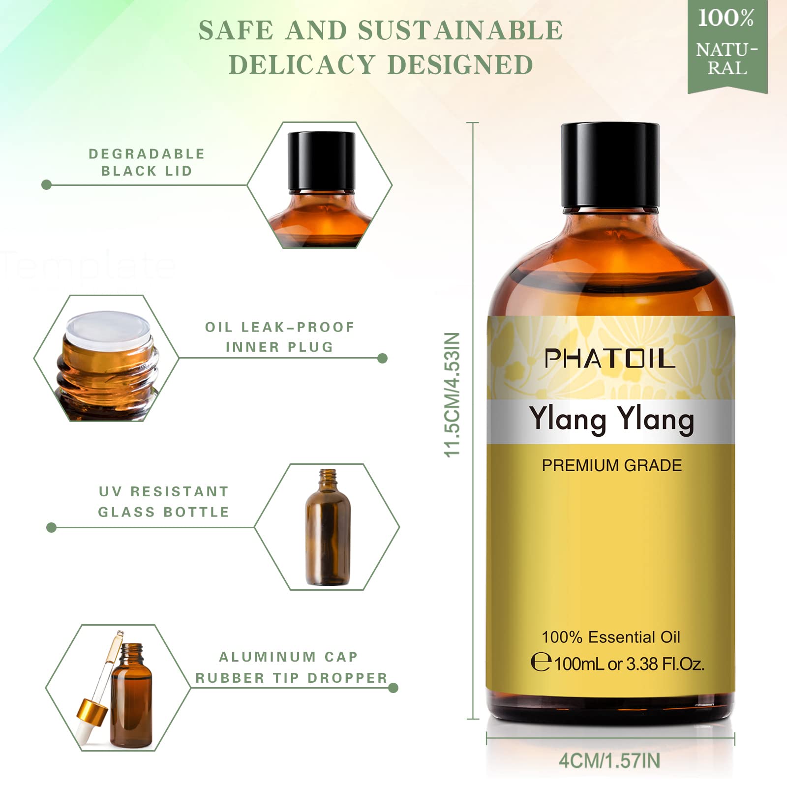 PHATOIL gift-ready packaging for essential oil