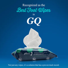 pHeet Foot Wipes after workout use for cleansing and refreshment