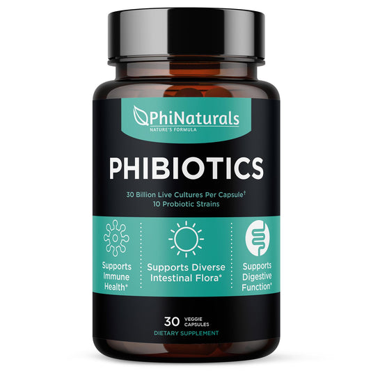 PhiNaturals High Potency Probiotics bottle with label