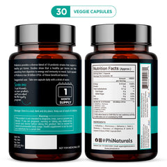 Box and bottle of PhiNaturals Probiotics on a white background