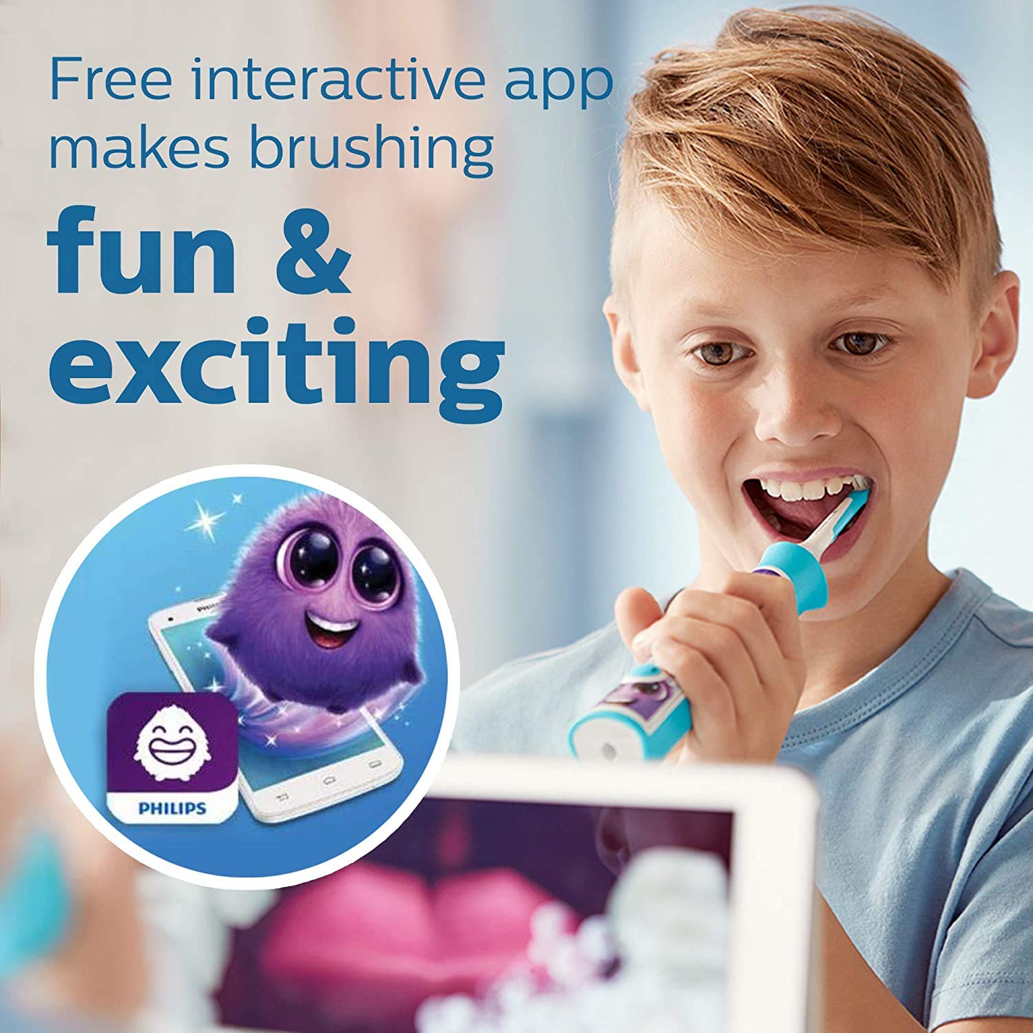 KidTimer feature for Philips Sonicare for Kids 3+ Pink