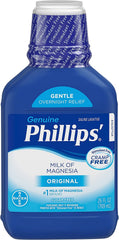 Phillips' Milk of Magnesia Pack of 3 Original bottles for convenient at-home use.