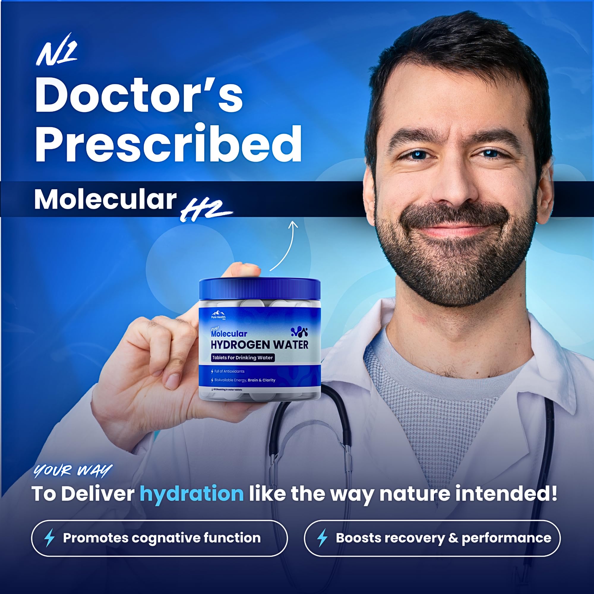 Ingredients: vegan and non-GMO tablet formulation