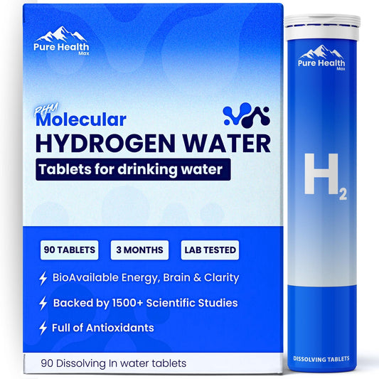 PHM Hydrogen Water Tablets bottle front view