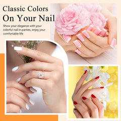 Phoenixy glossy top coat finish for a sleek salon-like shine.