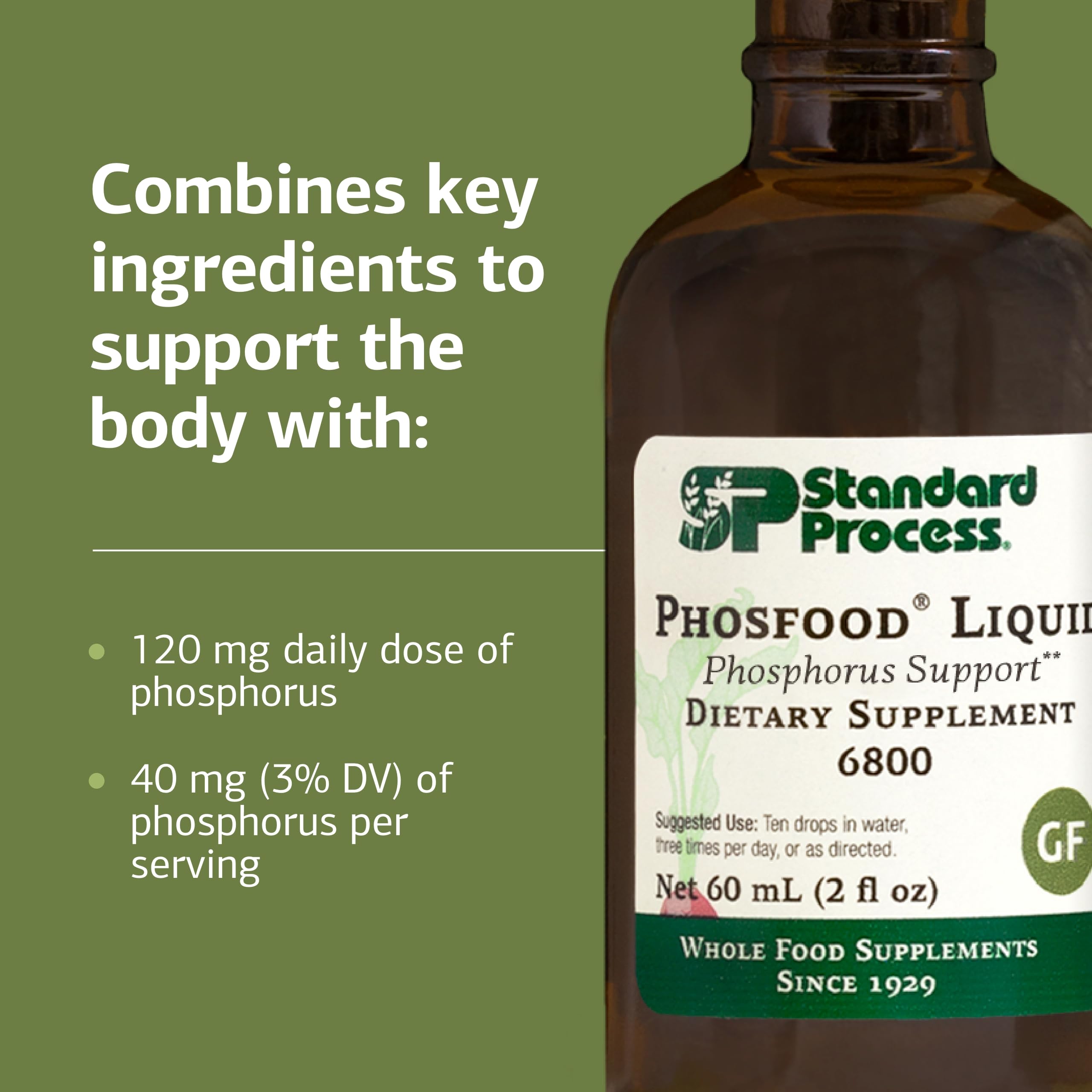 Dropper dispensing ten drops for dosing