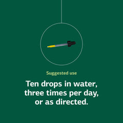 Ten drops of Phosfood Liquid added to water