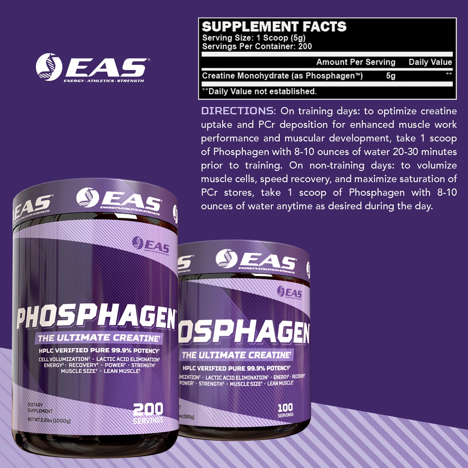 Scoop with Phosphagen Ultimate Creatine Powder (Unflavored)