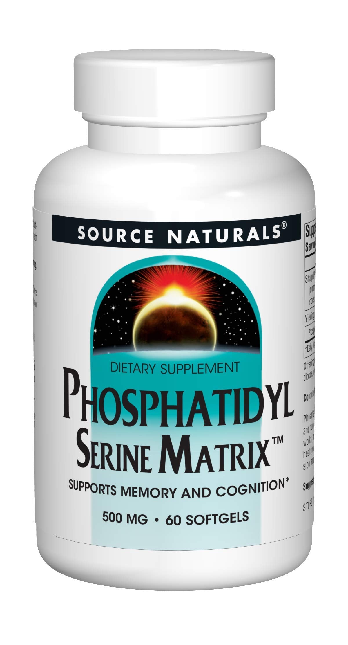 Phosphatidylserine Matrix 500 mg softgels close up