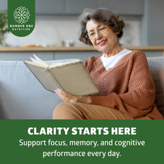 Infographic illustrating memory and focus benefits