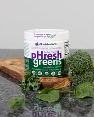 Non-GMO, non-irradiated, allergen-free greens powder