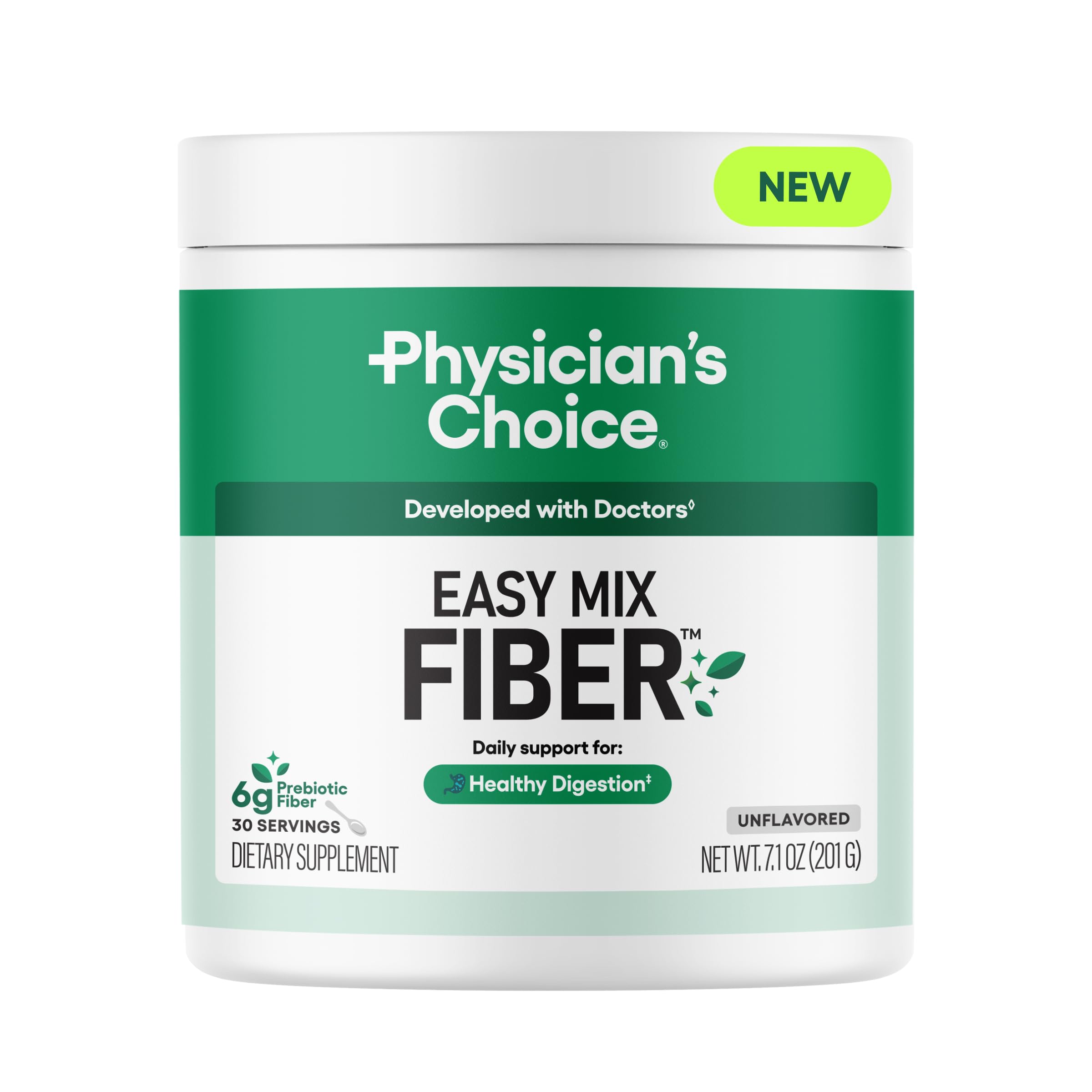 Physician's Choice Easy Mix Fiber bottle with label and packaging