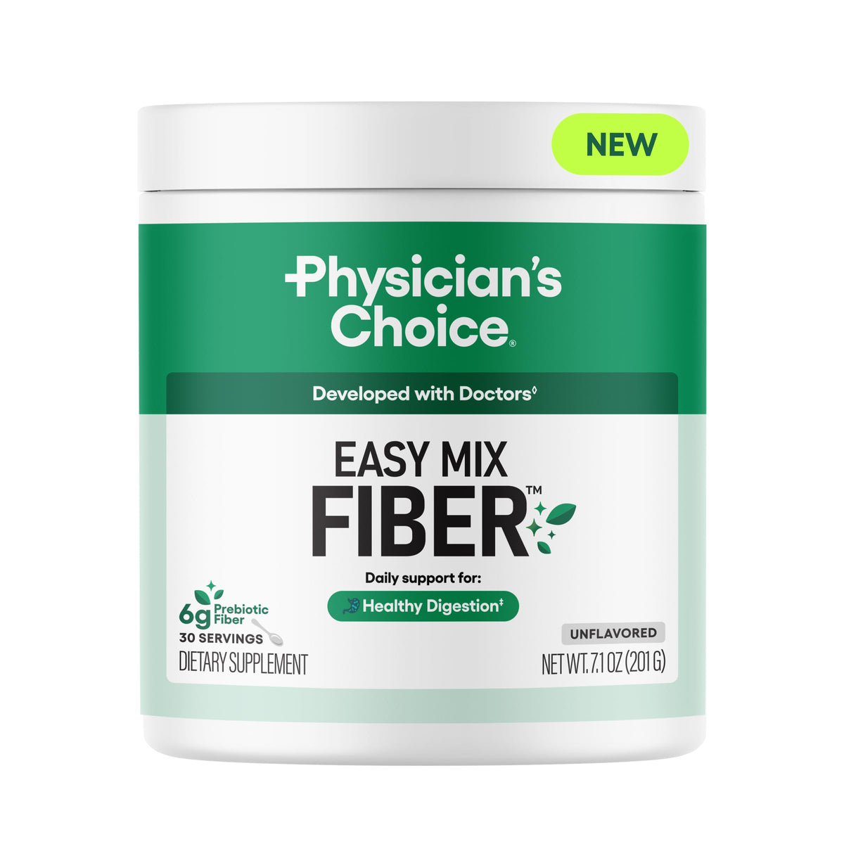 Physician's Choice Easy Mix Fiber bottle with label and packaging