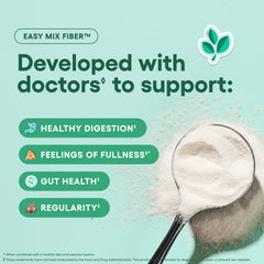 Physician's Choice Easy Mix Fiber showing smooth grit free powder texture