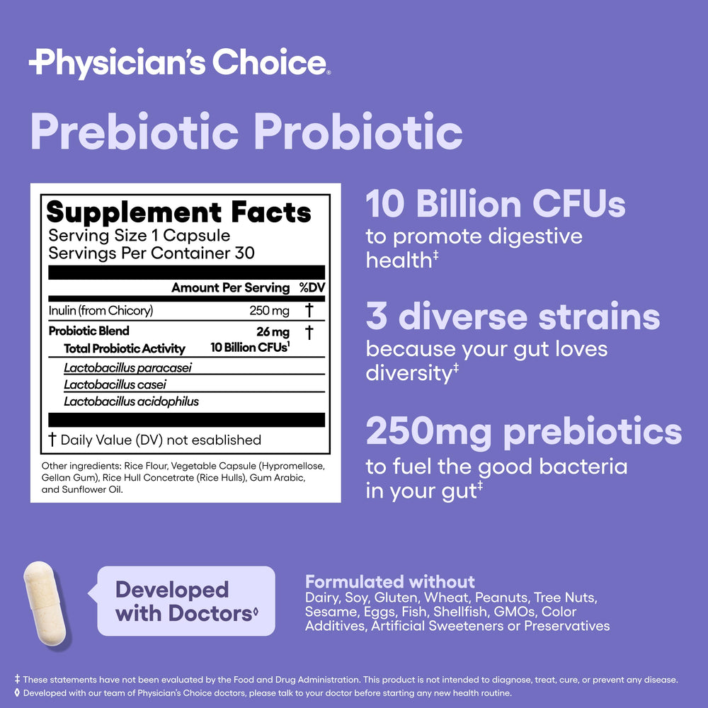 Close-up of Prebiotic Chicory Root Inulin (250mg) in the formula