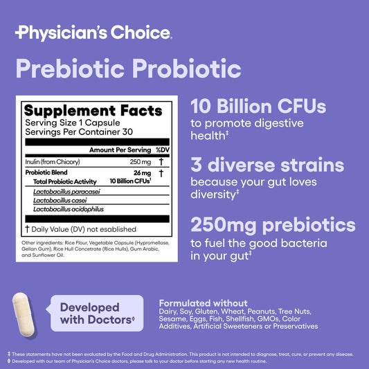 Close-up of Prebiotic Chicory Root Inulin (250mg) in the formula