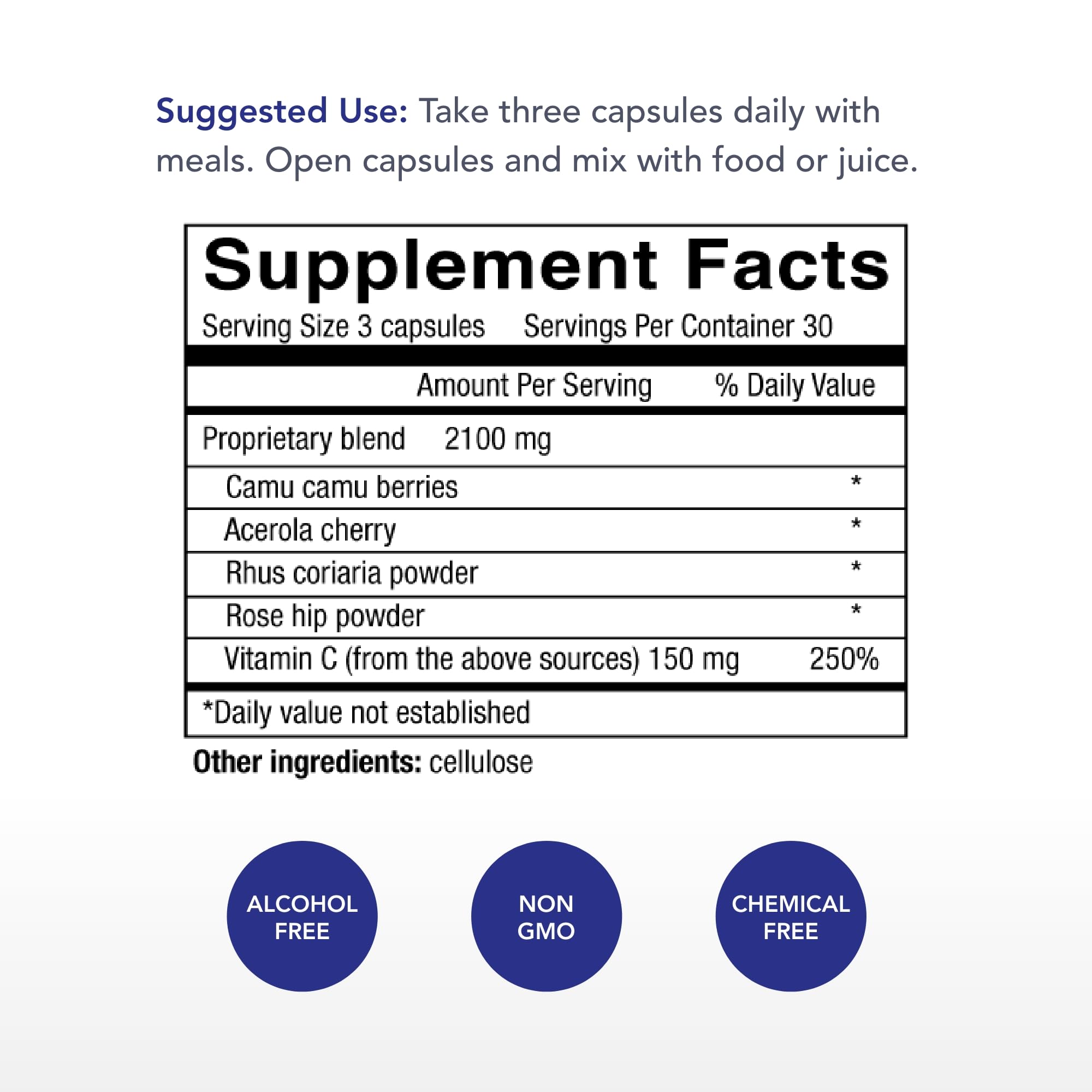 Raw food vitamin C sources including camu camu
