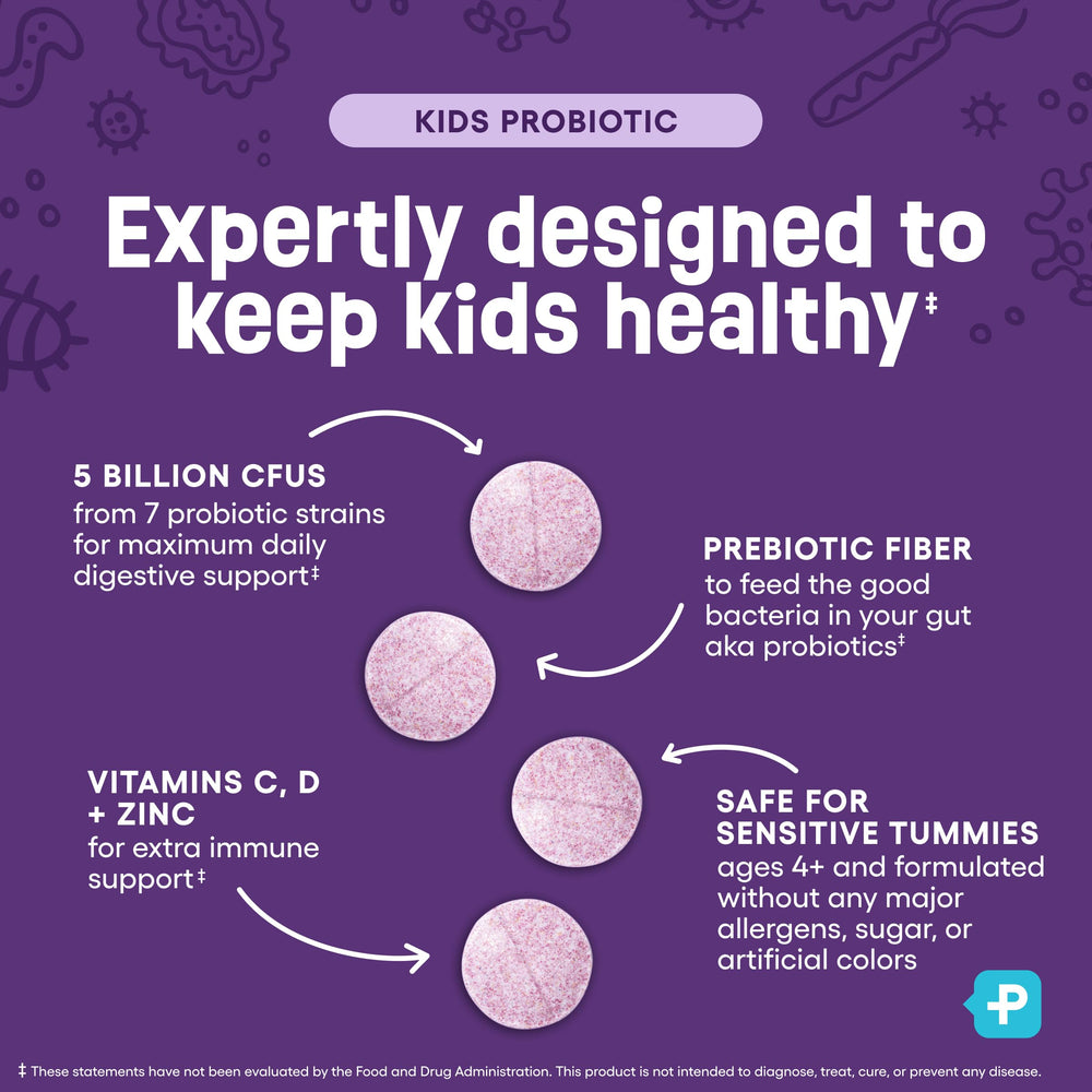 Label highlighting Zinc, Vitamin C and D3 ingredients
