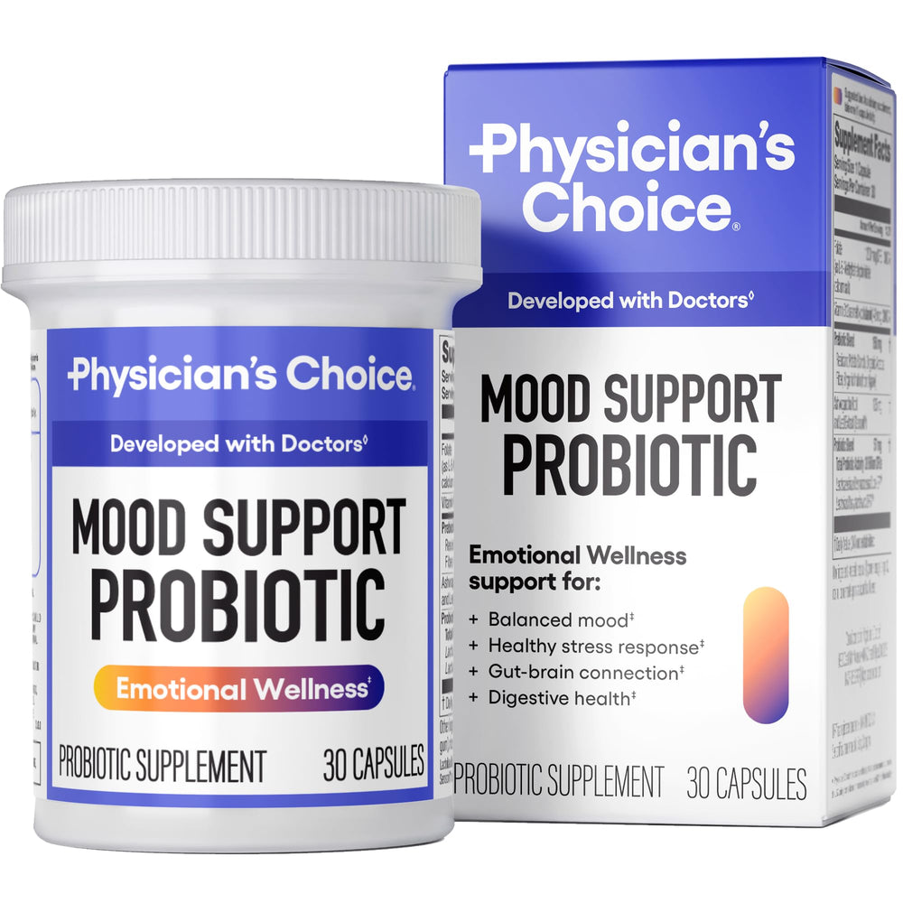 Physician's Choice Mood Probiotic bottle - front view
