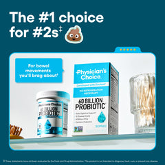 Capsule bottle highlighting digestive health benefits with 10 strains