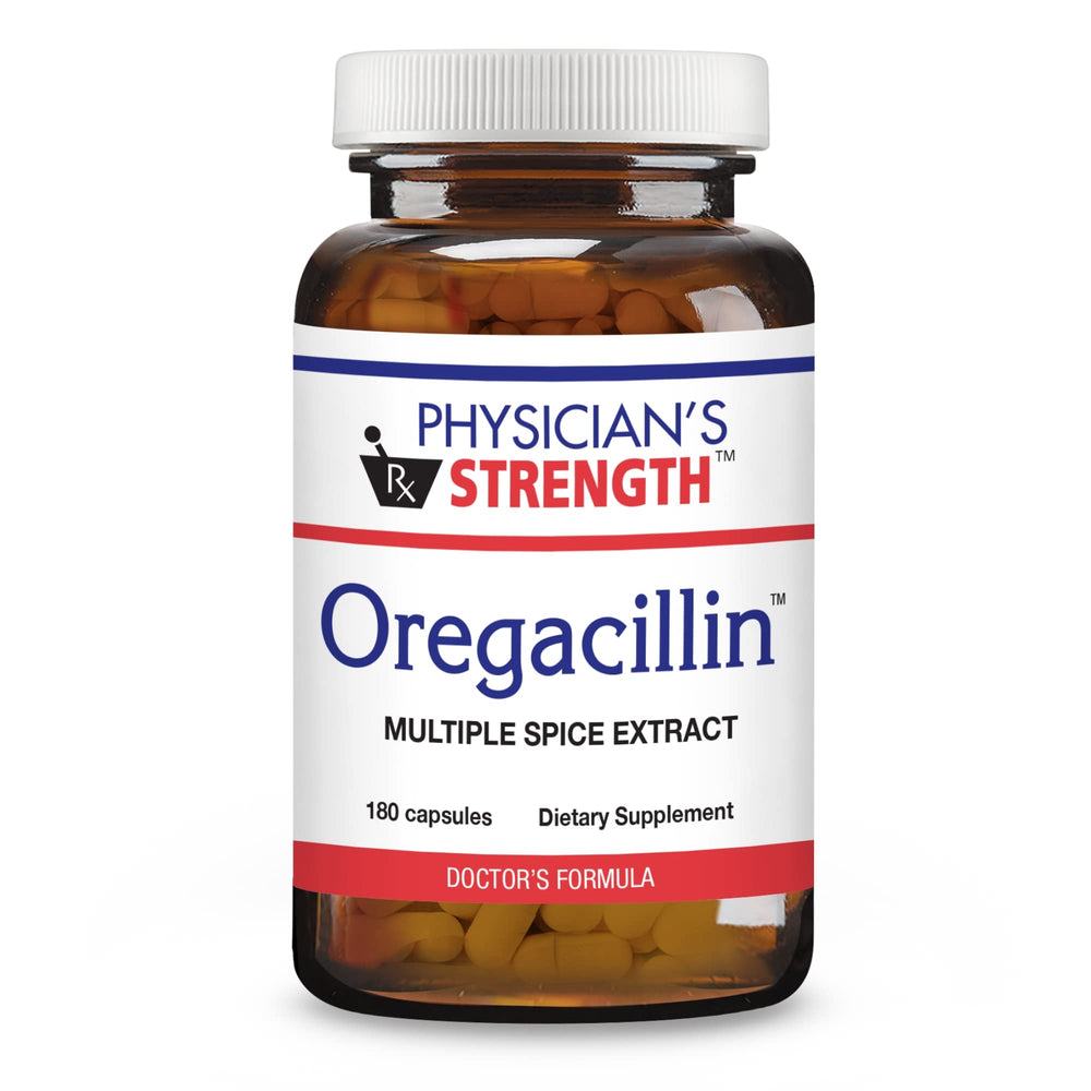 Physician's Strength Oregacillin bottle – 180 capsules