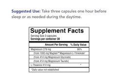 Close-up of Power-Min 90 capsules bottle label
