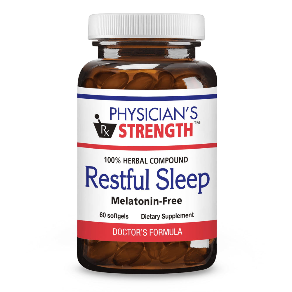 Physician's Strength Restful Sleep bottle label