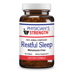 Physician's Strength Restful Sleep bottle label
