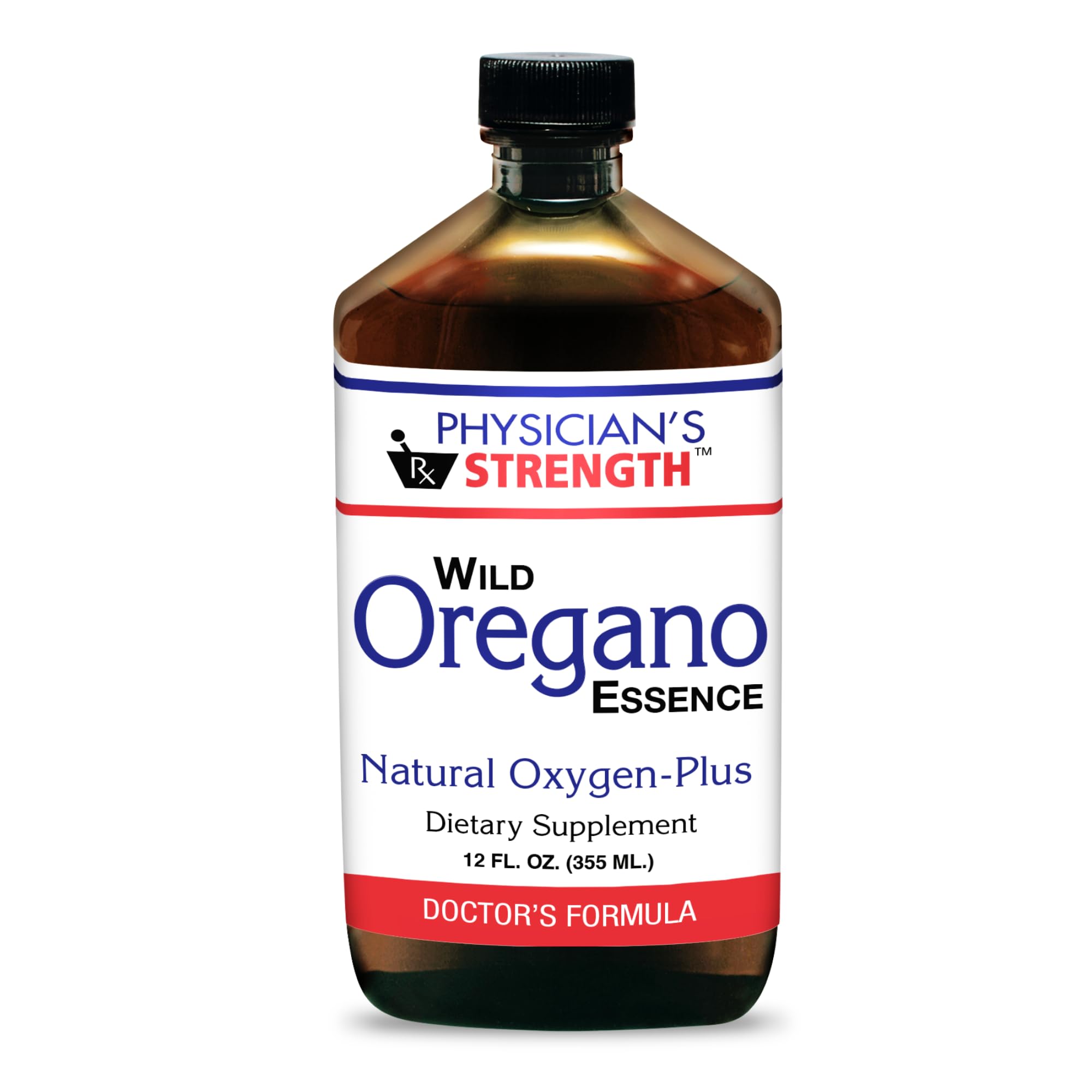 Physician's Strength Wild Oregano Essence bottle front view