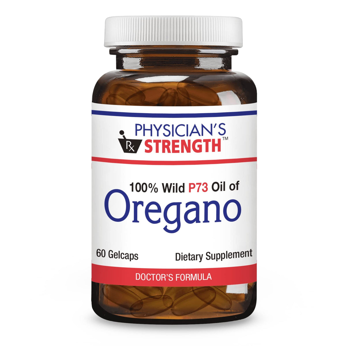 Physician's Strength Wild Oregano Gels bottle with 60 gelcaps