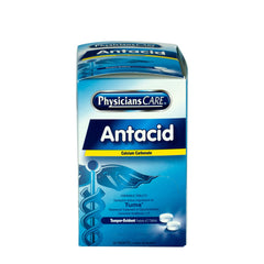 Calcium carbonate 420 mg tablets by PhysiciansCare prior to meals and late-night symptoms.