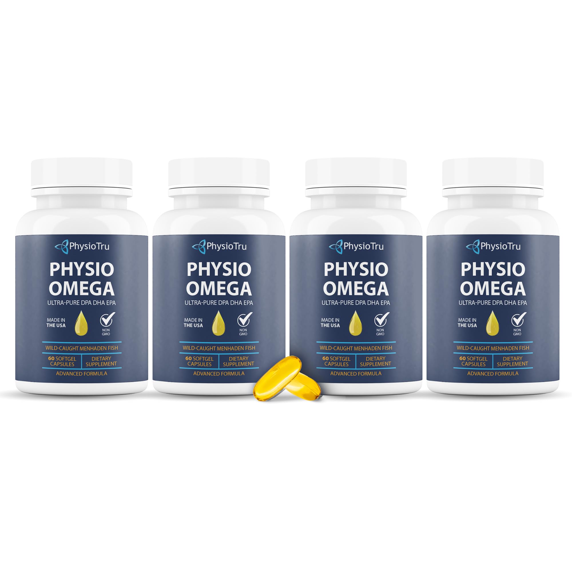 Physio Omega 2400mg fish oil bottle