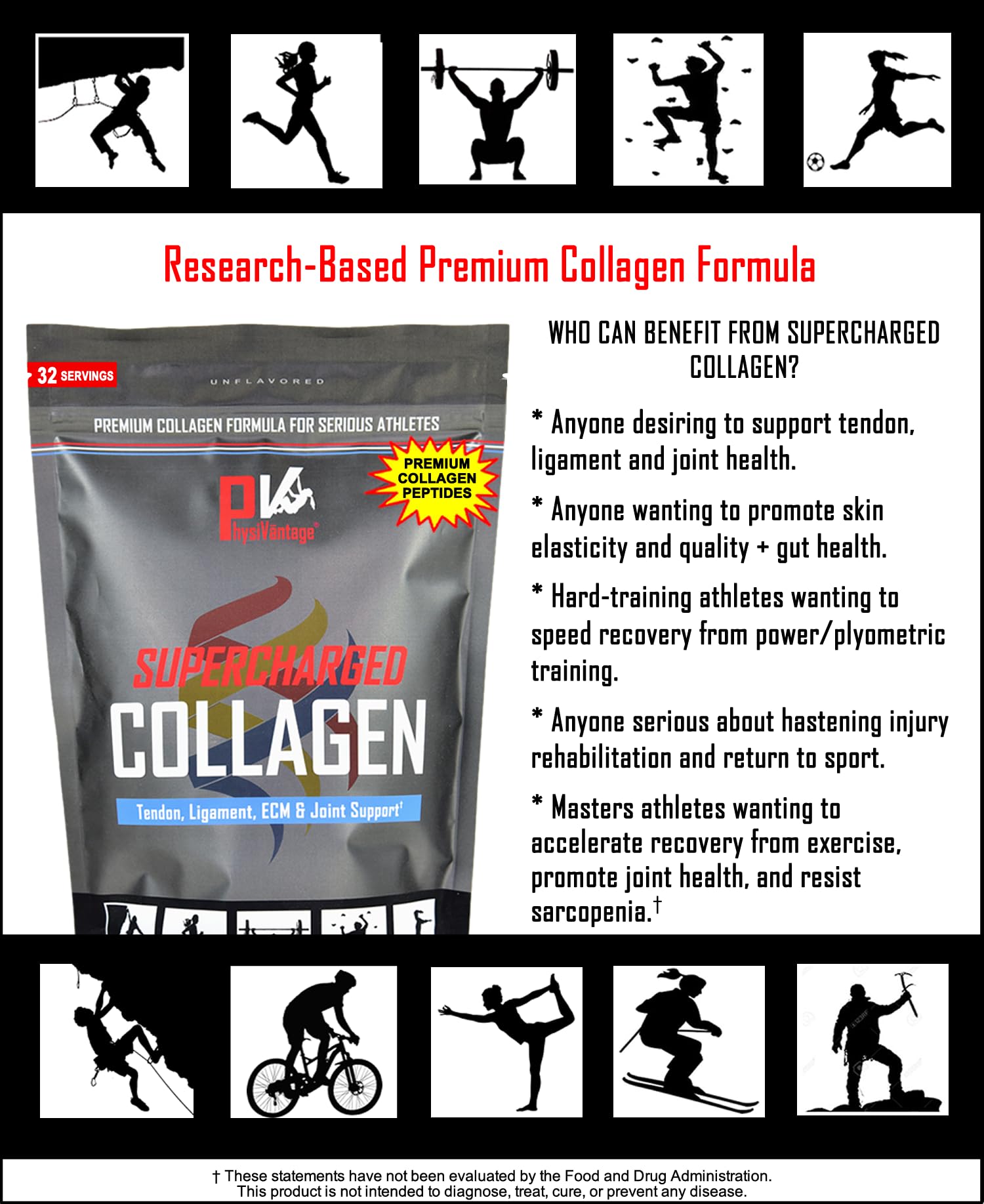 PhysiVantage scoop pouring powder into a shaker for quick recovery support.