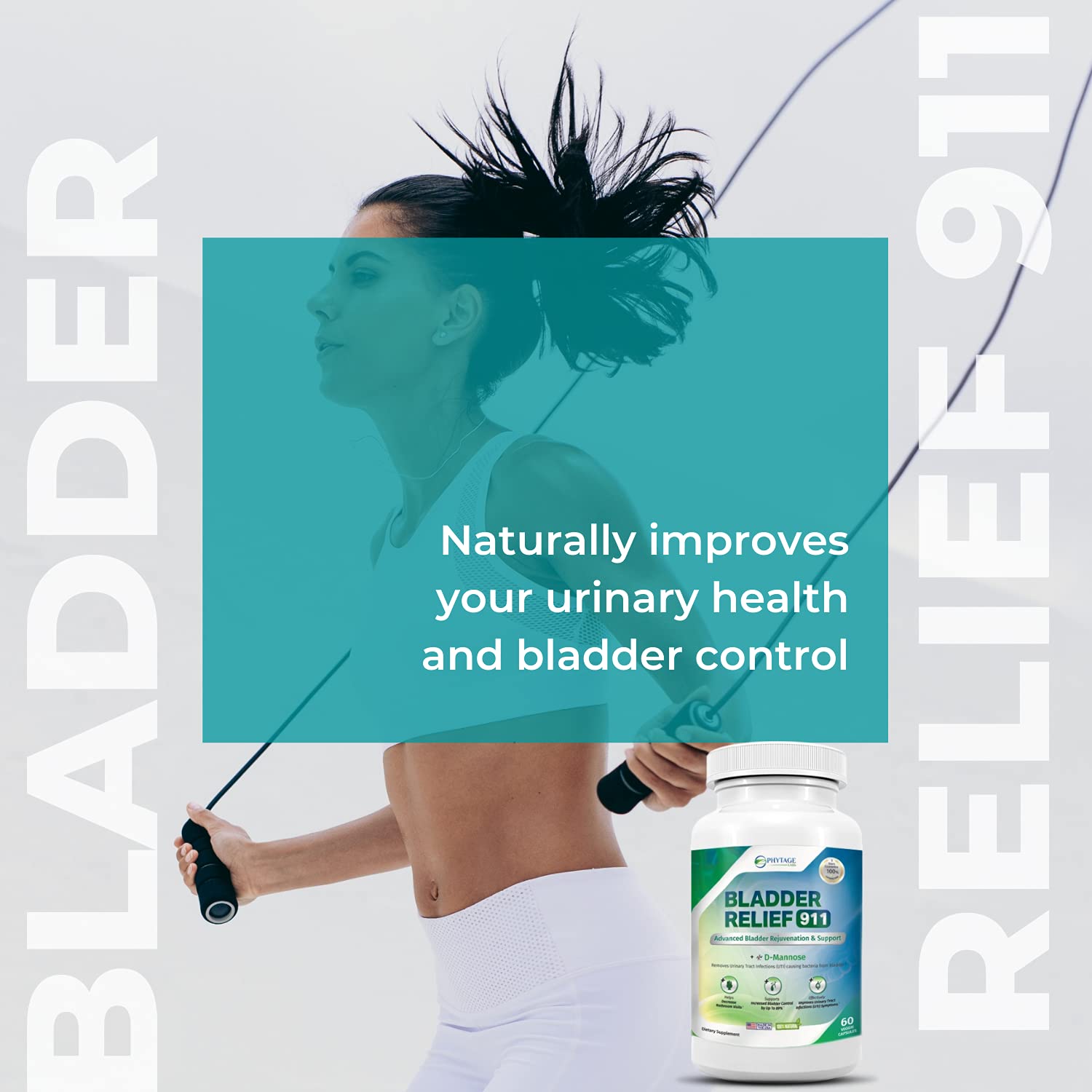 Phytage Labs Bladder Relief 911 cranberry image hints healthy urinary comfort