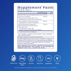 Phyto-4 ingredients: hops, curcumin, ginger and Boswellia