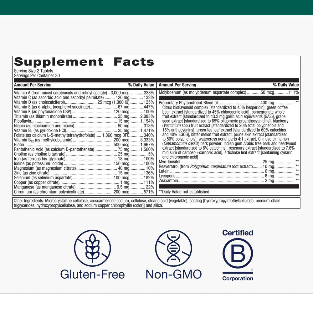 Product label close-up with ingredients and nutrition details